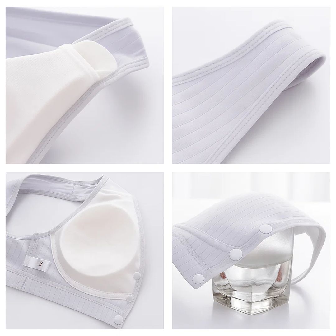 Soft Cotton Nursing Bra for Breastfeeding Moms