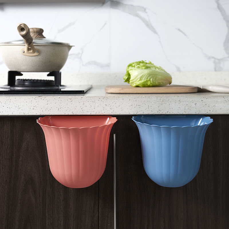 Space-Saving Kitchen Wall Trash Can