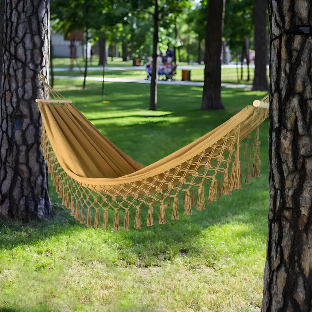 Soft Cotton Bohemian Hanging Hammock