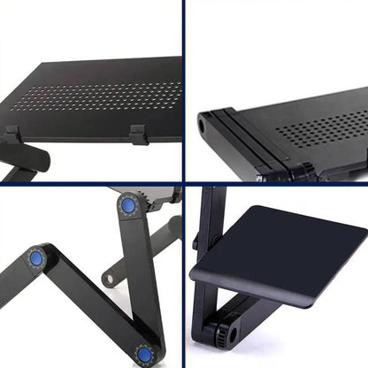 Portable Adjustable Laptop Riser with Cooling Fan