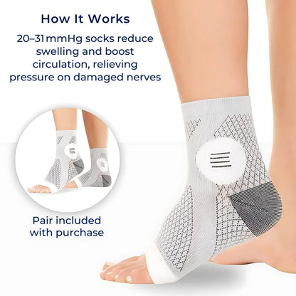 Comfortable Medical Compression Socks for Swollen Feet Relief