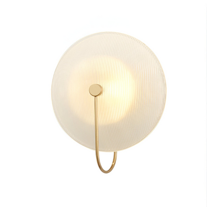Simple Round Glass Wall Light