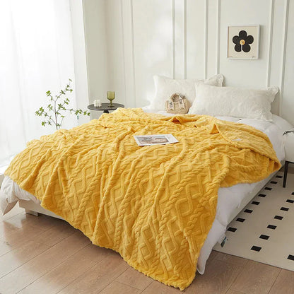 Soft Wool Blanket for Bed