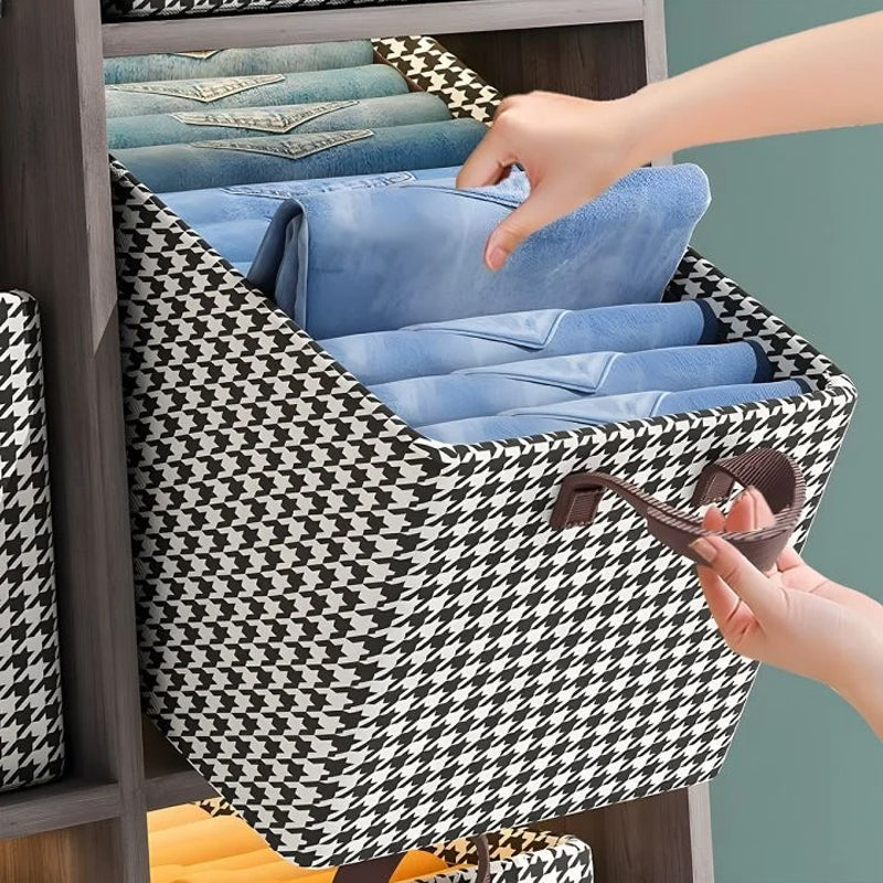 Compact Closet Jeans Storage Organizer