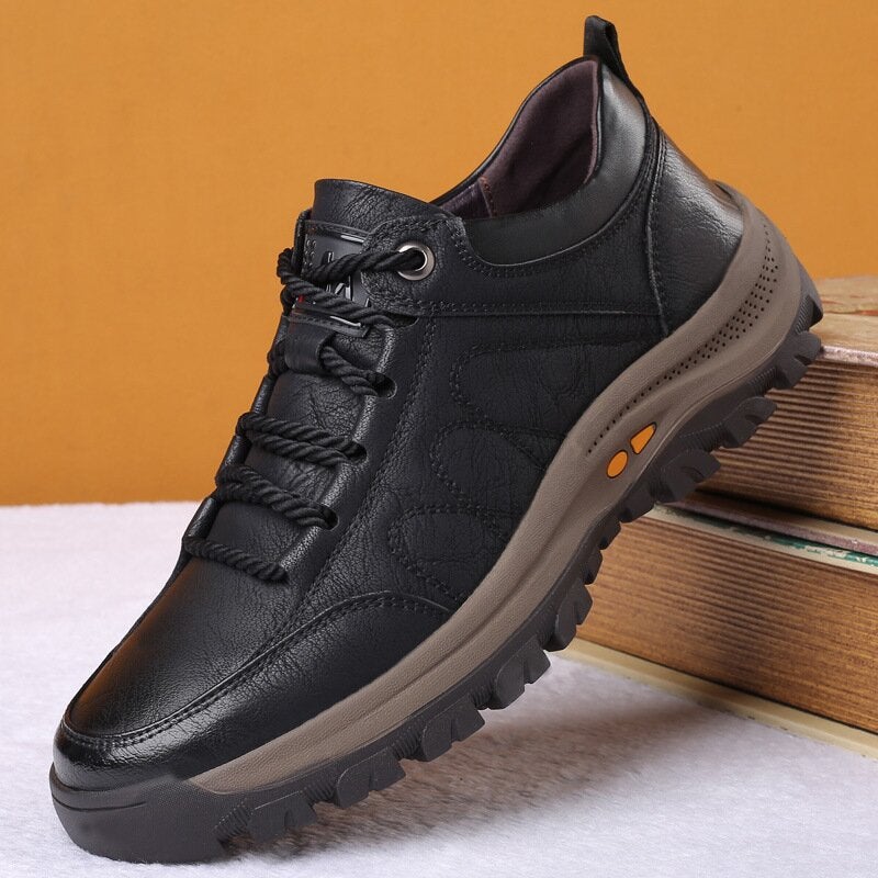Comfortable Men's Orthopedic Leather Shoes