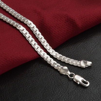 Elegant 925 Sterling Silver Women's Necklace