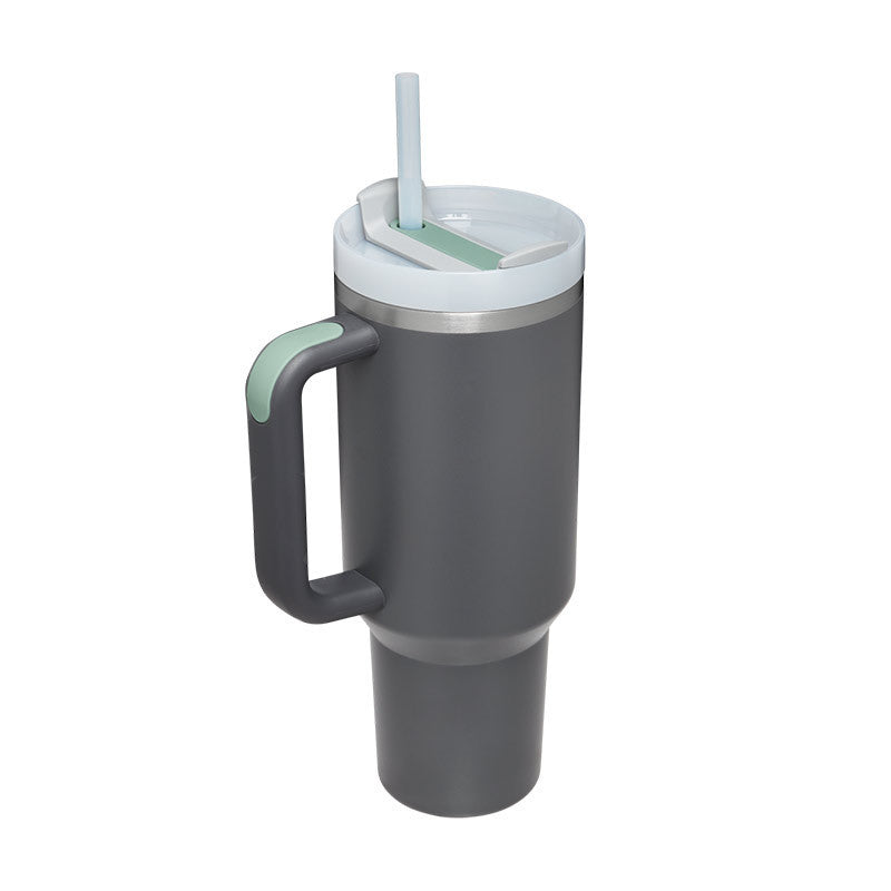 Large Insulated Tumbler Cup 40oz with Lid and Straw
