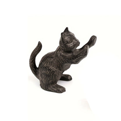 Rustic Cast Iron Book Ends with Traditional Style