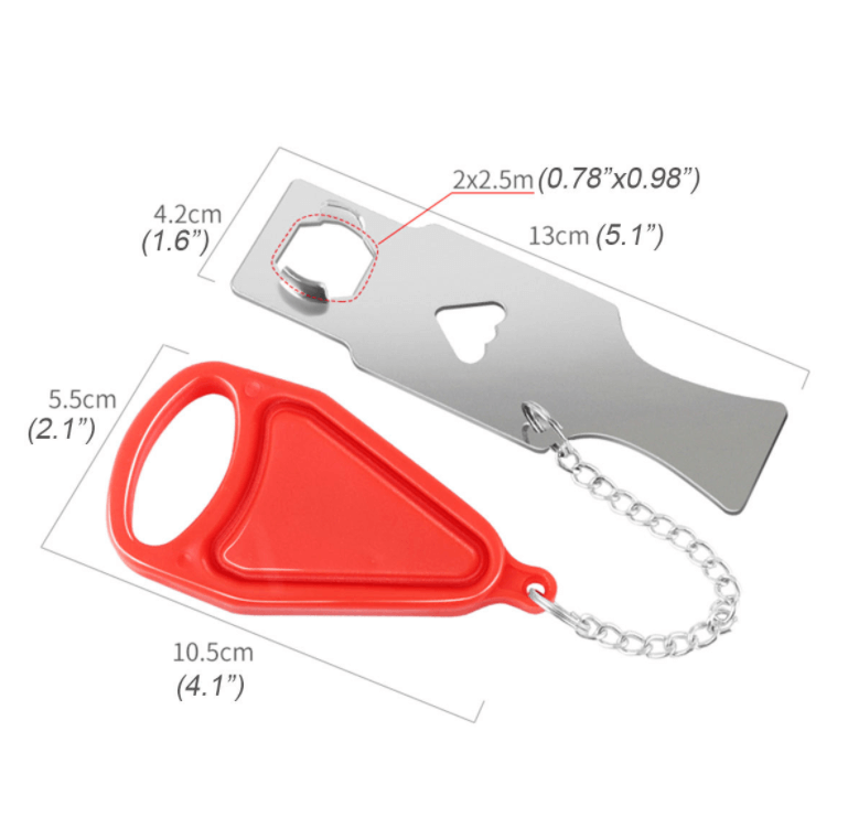 Portable Travel Safety Alarm Device