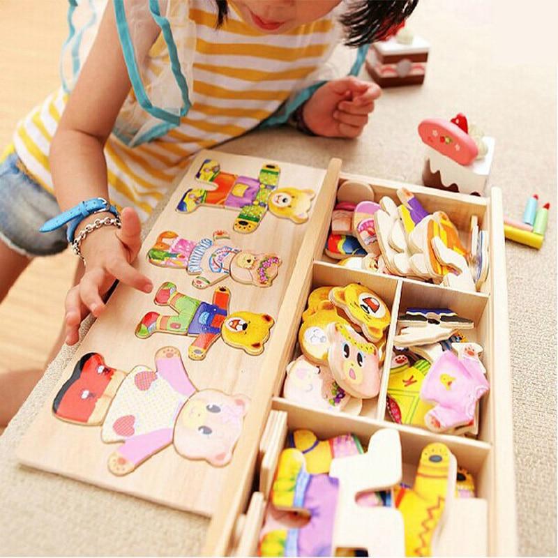 Fun Wooden Toy Puzzle for Kids