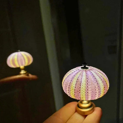 Rustic Coastal Shell Table Lamp