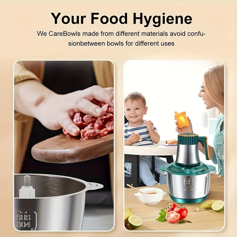 Heavy Duty Electric Food Chopper & Meat Grinder