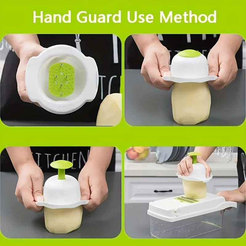 Easy Vegetable Chopper 14-Piece Kitchen Slicer Set