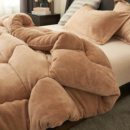 Soft Plush Fleece Winter Duvet for Cozy Sleep