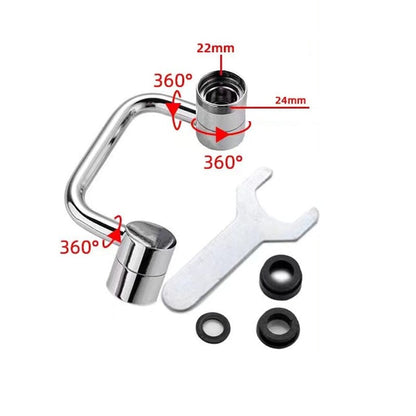 Befez FlexSplash - Adjustable 360° Rotating Kitchen Faucet