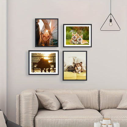 Set of 3 Modern Black Picture Frames