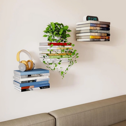 Floating Wall Book Shelf Storage