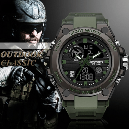Waterproof LED Sports Watch for Men - Befez