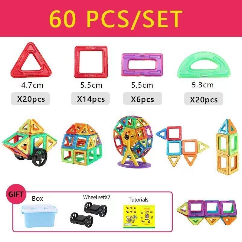 Fun Magnetic Building Blocks for Children