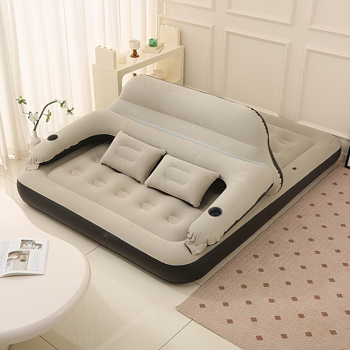 Premium Inflatable Mattress with Lumbar Support
