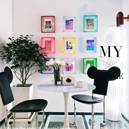 Bright Clear Picture Frame for Wall and Table Decor