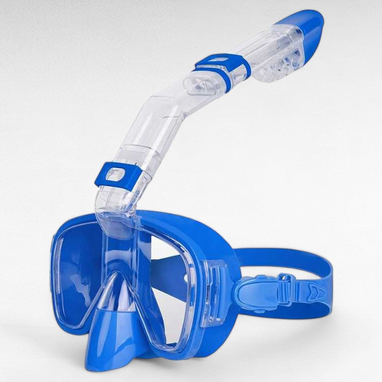 Compact Snorkel Mask with Clear Lens and Fit Adjustable Strap