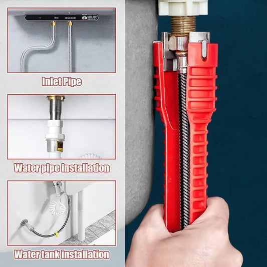 Versatile 8-in-1 Basin Wrench Plumbing Kit - Befez