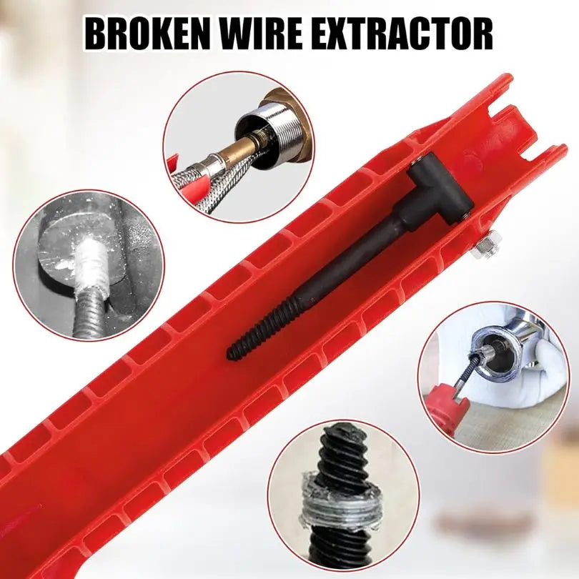Versatile 8-in-1 Basin Wrench Plumbing Kit