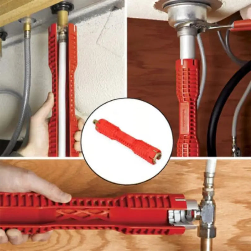 Versatile 8-in-1 Basin Wrench Plumbing Kit