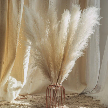 Soft Pampas Grass Decor Bouquet with Fluffy Feathers