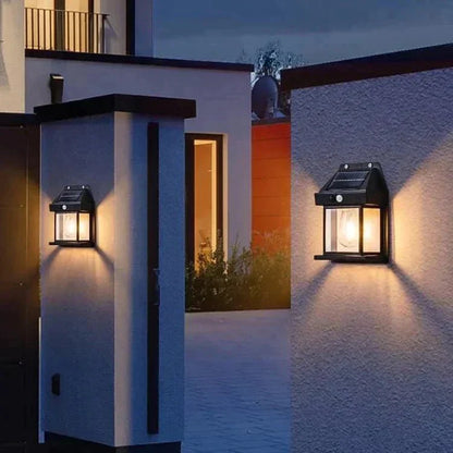 Stylish Outdoor Solar Powered Lamp