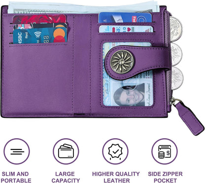 Stylish Secure Zipper Wallet for Women