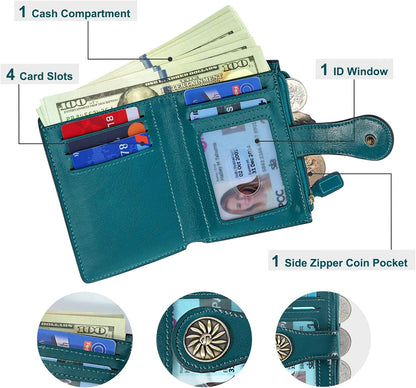 Stylish Secure Zipper Wallet for Women
