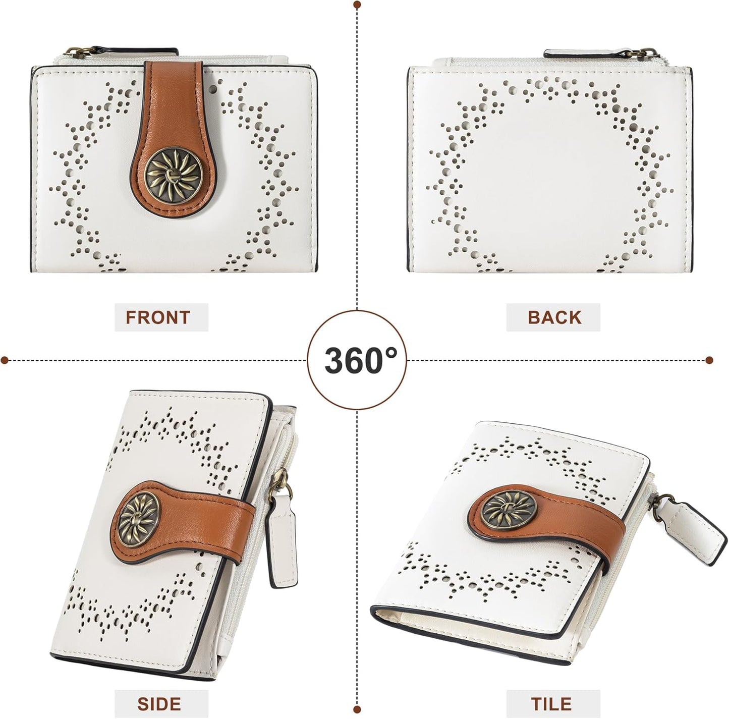 Stylish Secure Zipper Wallet for Women
