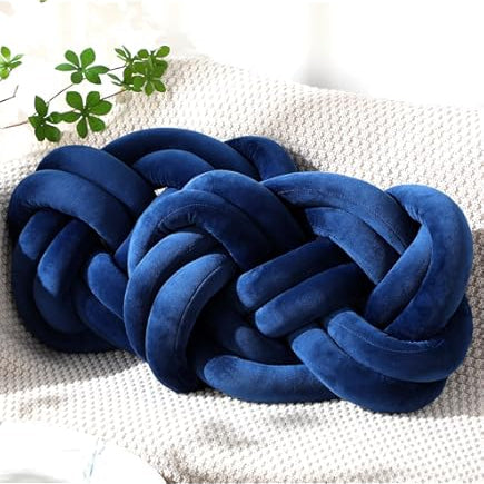 Soft Plush Pillow Set with 2 Decorative Cushions