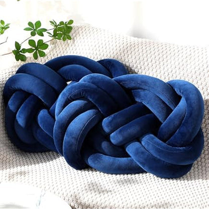 Soft Plush Pillow Set with 2 Decorative Cushions