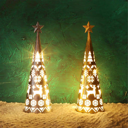 Sparkling LED Cone Table Decor Set (2 Pack)