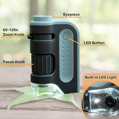 Compact Mini LED Microscope
