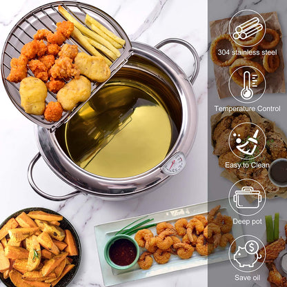 Accurate Digital Electric Deep Fryer with Thermostat