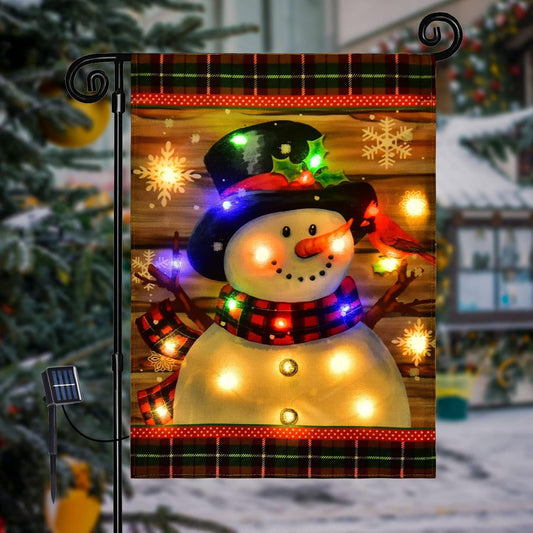 Bright Snowman Yard Flag - Befez