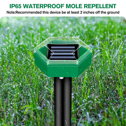 Effective Sonic Mole Repeller 4 Piece Set