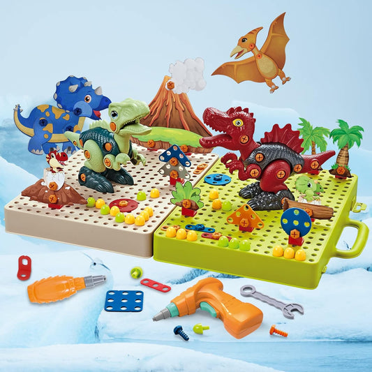 Colorful Kids Dinosaur Building Toy Set - Befez