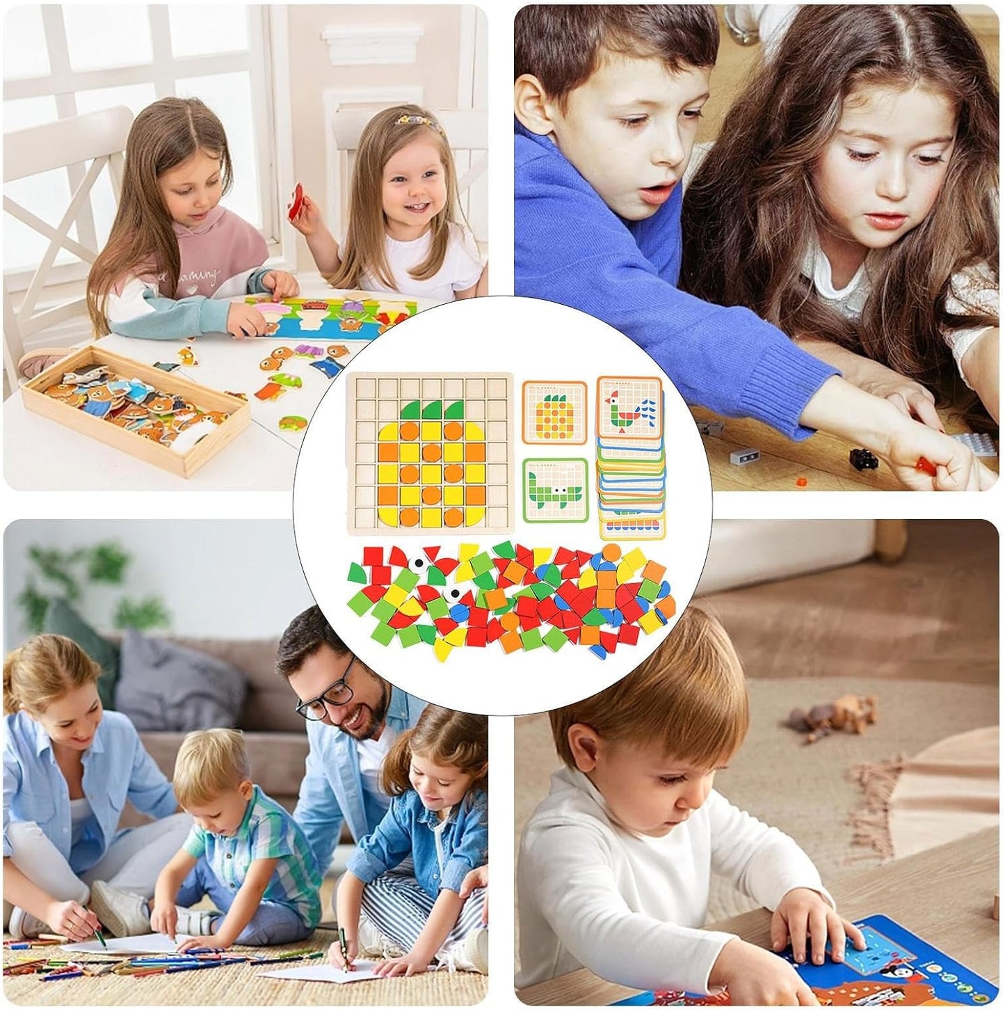 Colorful Wood Brain Teaser Toy