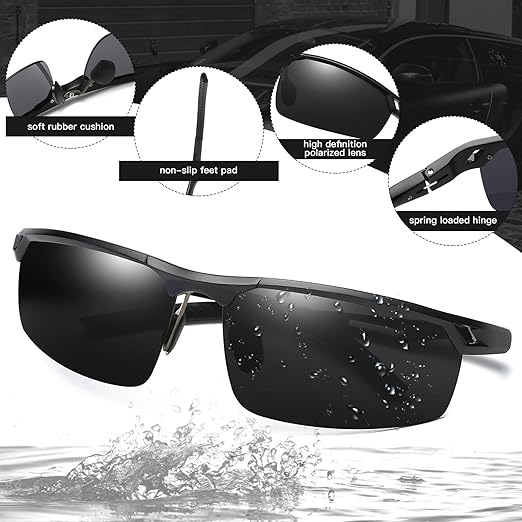 Smart Adaptive Sunglasses with Auto Tint Blue Light Protection