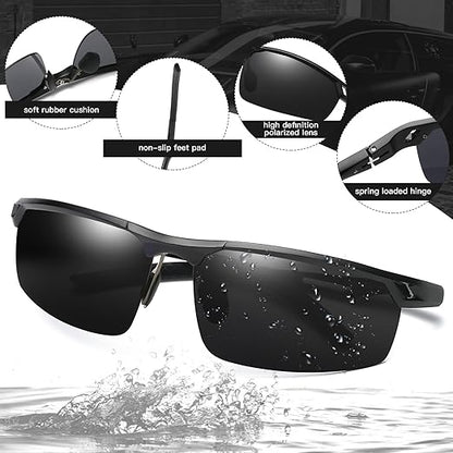 Smart Adaptive Sunglasses with Auto Tint Blue Light Protection