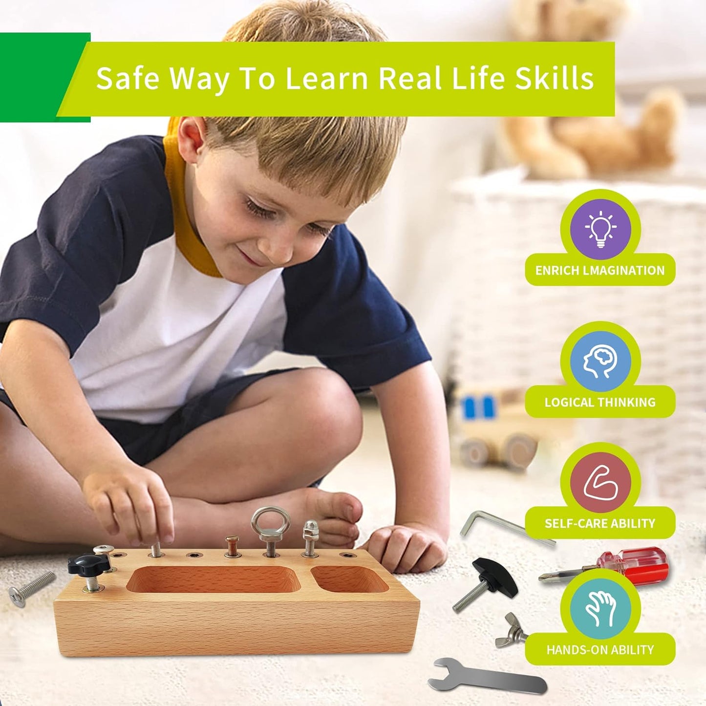 Interactive Kids Learning Board Toy
