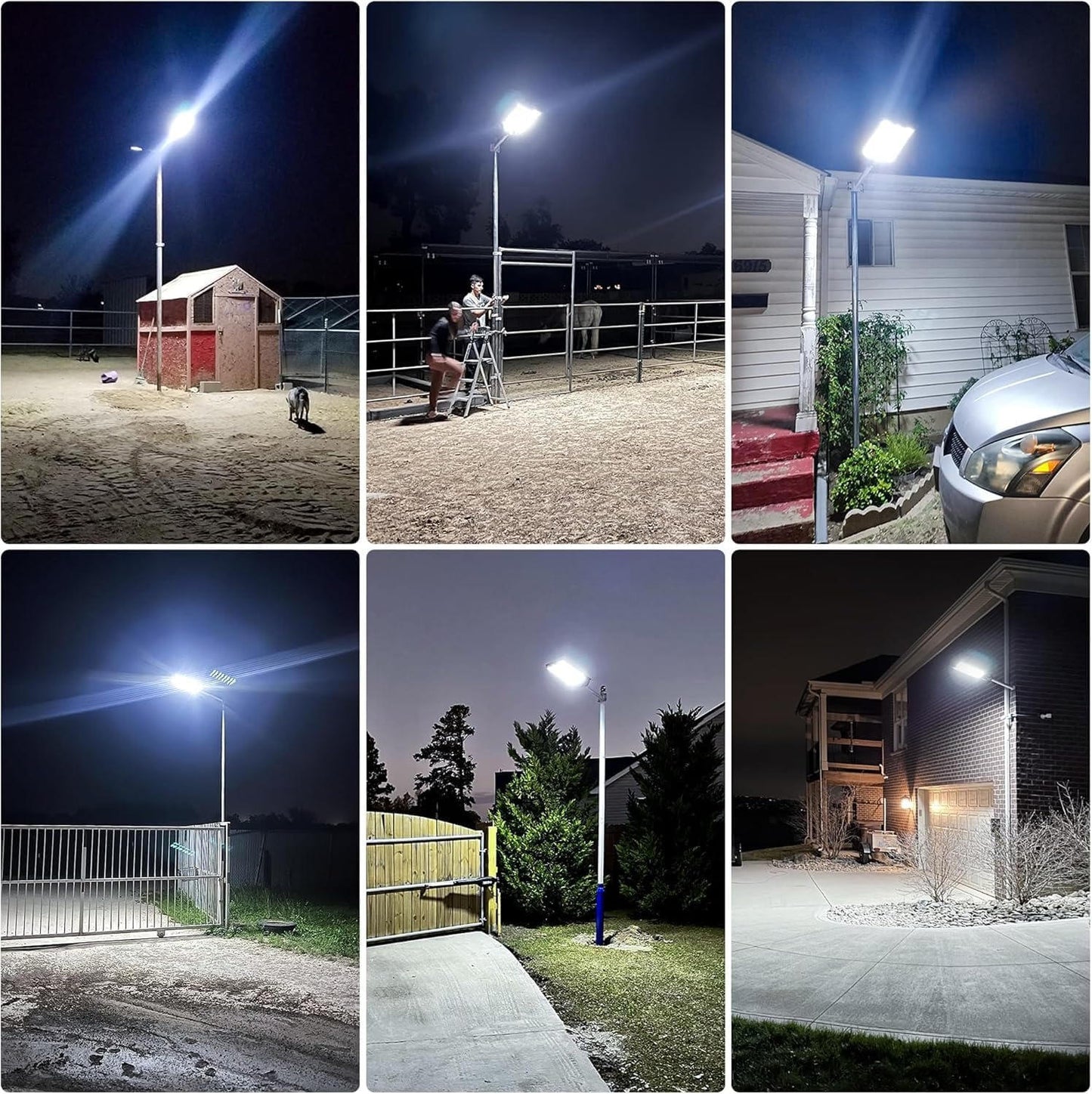 Bright Outdoor Solar Powered Lights