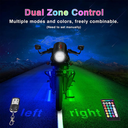 Bright Motorcycle LED Light Kit with Turn Signals