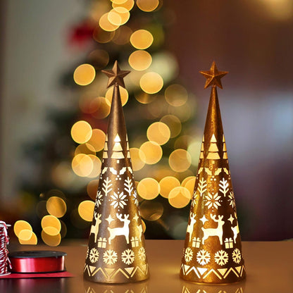 Sparkling LED Cone Table Decor Set (2 Pack)