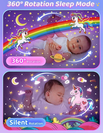 Colorful Kids Bedroom Night Light Projector